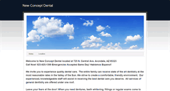 Desktop Screenshot of newconceptdental.weebly.com