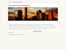 Tablet Screenshot of industrialbuildings.weebly.com