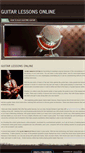 Mobile Screenshot of guitarlessons-online.weebly.com