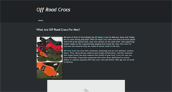 Desktop Screenshot of off-road-crocs.weebly.com