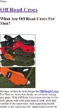 Mobile Screenshot of off-road-crocs.weebly.com
