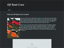 Tablet Screenshot of off-road-crocs.weebly.com