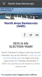Mobile Screenshot of northareademocrats.weebly.com