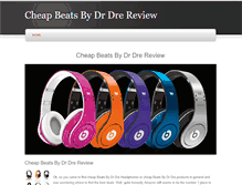 Tablet Screenshot of cheapbeatsbydrdrereview.weebly.com