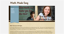 Desktop Screenshot of mathmadeeasy4all.weebly.com