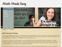 Tablet Screenshot of mathmadeeasy4all.weebly.com