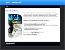 Tablet Screenshot of forexcashrocketreview.weebly.com