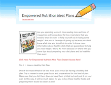 Tablet Screenshot of fat-loss-meal-plans.weebly.com