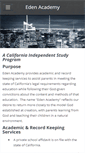 Mobile Screenshot of edenacademy.weebly.com