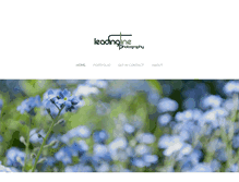 Tablet Screenshot of leadinglinephotography.weebly.com