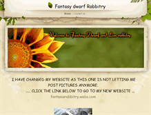 Tablet Screenshot of fantasydwarfrabbitry.weebly.com