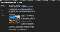 Desktop Screenshot of dihistoryofmagic.weebly.com