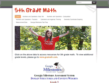 Tablet Screenshot of gcamath5.weebly.com