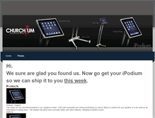 Tablet Screenshot of churchium.weebly.com