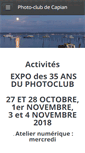 Mobile Screenshot of photo-club-de-capian.weebly.com