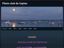 Tablet Screenshot of photo-club-de-capian.weebly.com