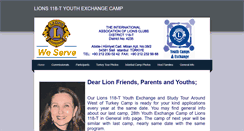Desktop Screenshot of lions118-tyouthexchangecamp.weebly.com