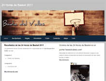 Tablet Screenshot of 24horasdebasket.weebly.com