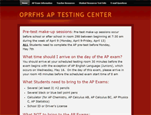 Tablet Screenshot of oprfhsap.weebly.com