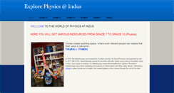 Desktop Screenshot of explorephysicsatindus.weebly.com