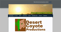 Desktop Screenshot of desertcoyote.weebly.com