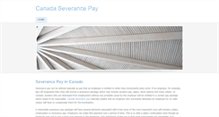 Desktop Screenshot of canadaseverancepay.weebly.com