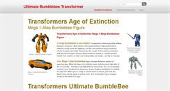 Desktop Screenshot of bumblebeetransformer.weebly.com