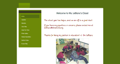 Desktop Screenshot of msleblancsclass.weebly.com