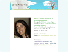 Tablet Screenshot of luciamirabella.weebly.com