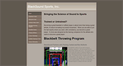 Desktop Screenshot of blacksoundsports.weebly.com