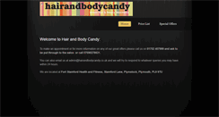 Desktop Screenshot of hairandbodycandy.weebly.com