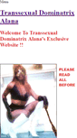 Mobile Screenshot of mistressalana.weebly.com