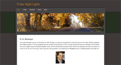 Desktop Screenshot of fridaynightlights.weebly.com