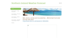 Desktop Screenshot of northernirelandweatherforecast.weebly.com