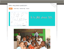 Tablet Screenshot of imaginewilliamsclass.weebly.com