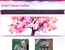 Tablet Screenshot of greytcausecollars.weebly.com