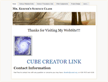 Tablet Screenshot of mrkeefer.weebly.com