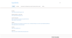 Desktop Screenshot of mybacklink.weebly.com