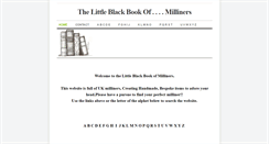 Desktop Screenshot of bookofmilliners.weebly.com