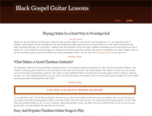 Tablet Screenshot of blackgospelguitarlessons.weebly.com
