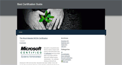 Desktop Screenshot of certificationguide.weebly.com