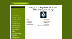 Desktop Screenshot of gillhamlibrary.weebly.com