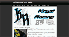 Desktop Screenshot of kryslracing.weebly.com