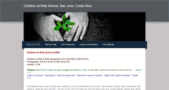 Desktop Screenshot of childrenatriskschoolcostarica.weebly.com