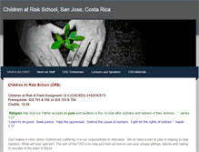 Tablet Screenshot of childrenatriskschoolcostarica.weebly.com