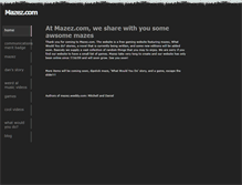 Tablet Screenshot of mazez.weebly.com
