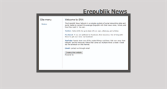 Desktop Screenshot of erepubliknews.weebly.com