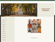 Tablet Screenshot of october2010brides.weebly.com