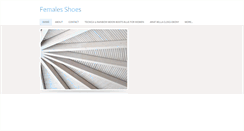 Desktop Screenshot of femalesshoespl.weebly.com