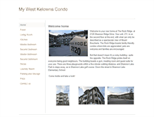 Tablet Screenshot of mywestkelownacondo.weebly.com